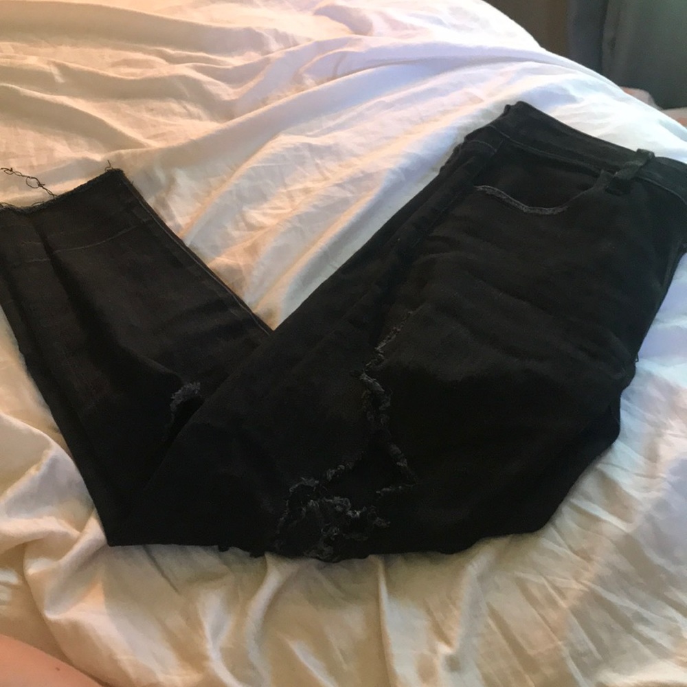 Ripped jeggings